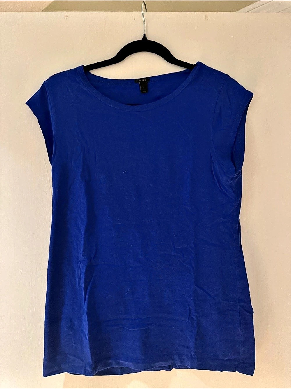 J.Crew Blue Short Sleeve Tee Size Medium Like New